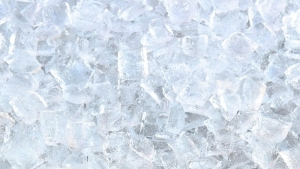 La glace concassée
